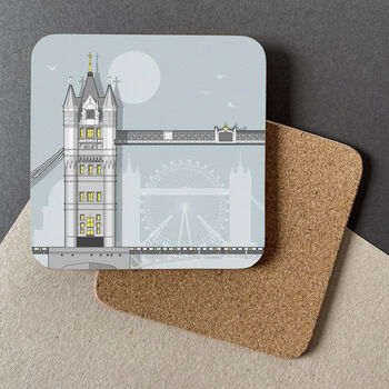 London Set Of Four Coasters, 8 of 8