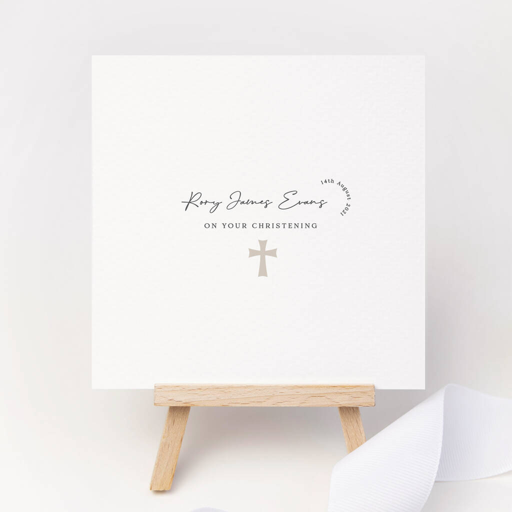Personalised Christening/Baptism Card, 1 of 4
