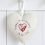 Personalised Couples Initials Hanging Heart Gift, thumbnail 2 of 12