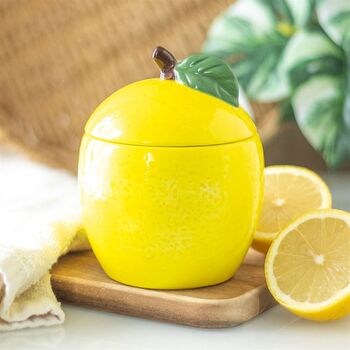 Lemon Shaped Candle Jar, 2 of 2