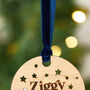 My First Christmas Wooden Hanging Decoration, thumbnail 4 of 4