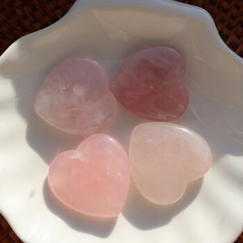 Polished Rose Quartz Heart For Compassion And Love, 3 of 5