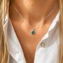 December Birthstone Crystal Necklace In Sterling Silver, thumbnail 9 of 9