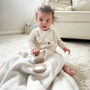 Bunny Rabbit Personalised Luxury Baby Blanket, thumbnail 3 of 11