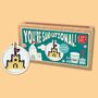You're Sandsational! Mini Matchbox Cross Stitch Kit, thumbnail 1 of 12