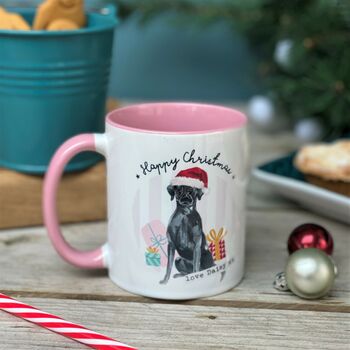 Dog Breed Christmas China Mug, 5 of 10