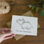 You Are Rawrsome Triceratops Card, thumbnail 3 of 4