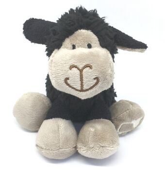 Black Mini Sheep Plush Soft Toy, Boxed, 3 of 5