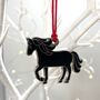 Horse Christmas Tree Decoration: Various Colours Available, thumbnail 2 of 5