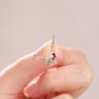 Sterling Silver Robin Bird Drop Hook Earrings, thumbnail 4 of 10