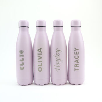 Personalised Stainless Steel Water Bottle 'Roam', 3 of 6