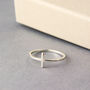 Sterling Silver Cross Ring, thumbnail 3 of 8