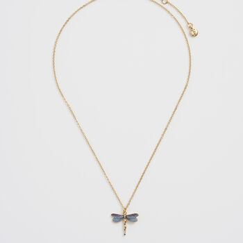 Dragonfly Crystal Necklace, 4 of 8