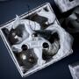 Hanging Glass White Car Christmas Tree Decoration, thumbnail 1 of 3