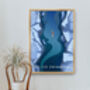 Go Ice Swimming Travel Poster Art Print, thumbnail 5 of 8