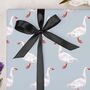 Three Sheets Of Goose Wrapping Paper, thumbnail 1 of 2