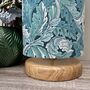 William Morris Acanthus Teal Slim Lampshades, thumbnail 2 of 8