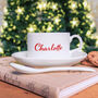 Personalised Christmas Cup And Saucer, thumbnail 2 of 6