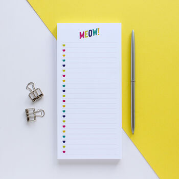 Meow To Do List Notepad, 2 of 5