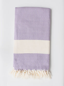 Nordic Handwoven Hammam Towel, 2 of 3