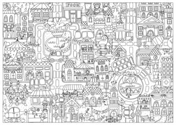 Big City Colouring Poster, 3 of 4