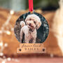 Customisable Christmas Pet Dog Memorial Bauble Gift, thumbnail 4 of 6