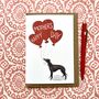 Personalised Whippet Birthday Card, thumbnail 6 of 6