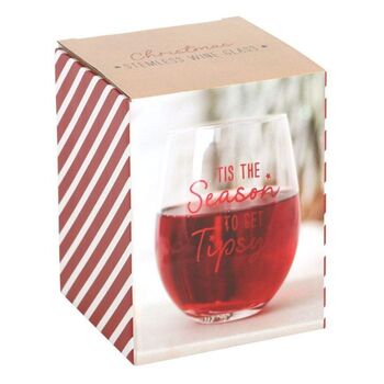 Season To Get Tipsy Stemless Glass, 4 of 6