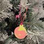 Neon Jesmonite Christmas Bauble 10 Colour Options, thumbnail 6 of 8
