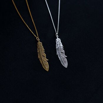 Loss Necklace, Feather Necklace, 2 of 6