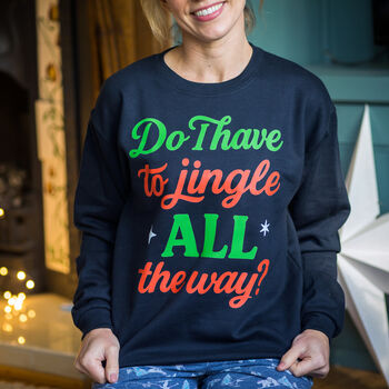 Funny Slogan Christmas Jumper, 2 of 4