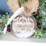 Personalised Couple Christmas Tree Bauble, thumbnail 2 of 9