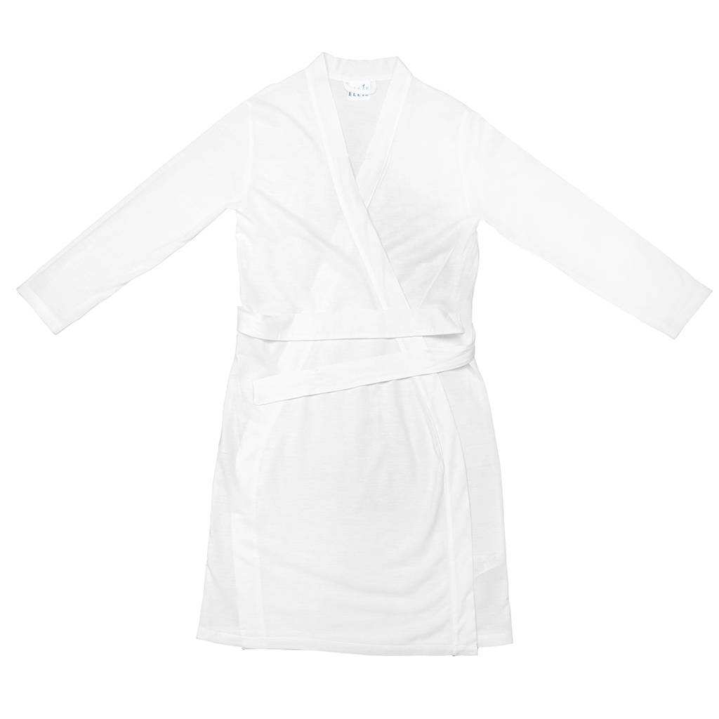 bride dressing gown cotton