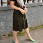 Chelsea Black Pleated Skirt, thumbnail 3 of 4