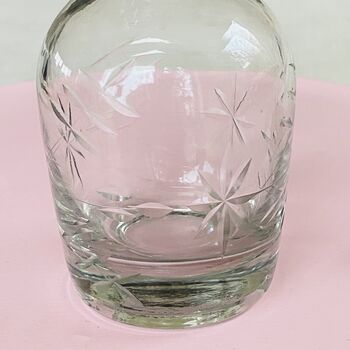 Vintage Decorative Crystal Cut Glass Perfume Bottle ~ 26, 2 of 6