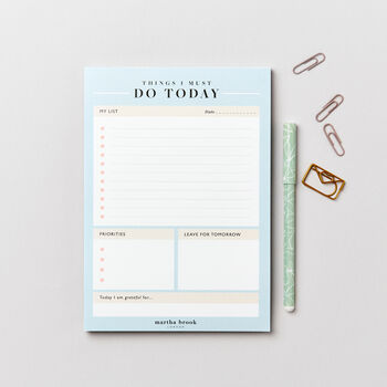 'Happiness' Daily To Do Planner Pad, 2 of 6