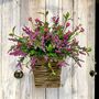 Vermicelli Flower Basket Wreath, thumbnail 7 of 7