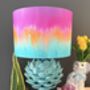 Balinese Tropical Abstract Lampshade, thumbnail 1 of 9