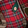 Personalised Red Tartan Patchwork Stocking, thumbnail 5 of 7
