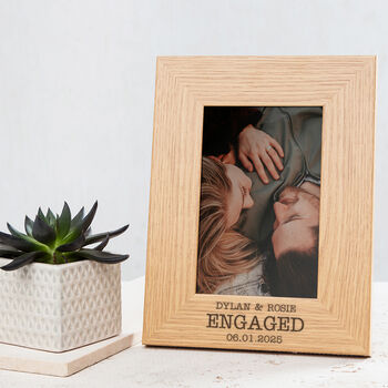 Personalised Engraved Family Photo Frame Gift, 5 of 8