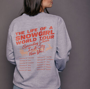 The Life Of A Snow Girl Christmas Sweatshirt, 2 of 4
