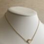 Dainty 18 K Iridescent Clover Pendant Necklace, thumbnail 4 of 4