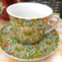 Large Cup And Saucer In William Morris Golden Lily Design, thumbnail 4 of 9
