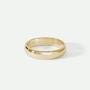 Classic 9ct Yellow Gold D Shape Wedding Band Ring 4mm, thumbnail 1 of 4