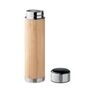 Insulated Bamboo Vacuum Flask With Thermometer, thumbnail 4 of 5