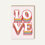 Layers Of Love Valentine Or Anniversary Card, thumbnail 1 of 2