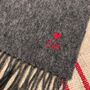 Monogrammed Scarf, thumbnail 2 of 7