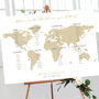 Where In The World Am I Sitting Map Table Plan, thumbnail 3 of 8