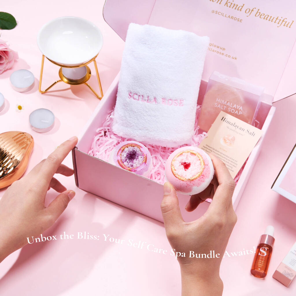 Best Pamper Hamper Spa Gift Set For Women By Scilla Rose