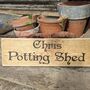 Personalised Potting Shed Sign, thumbnail 2 of 3